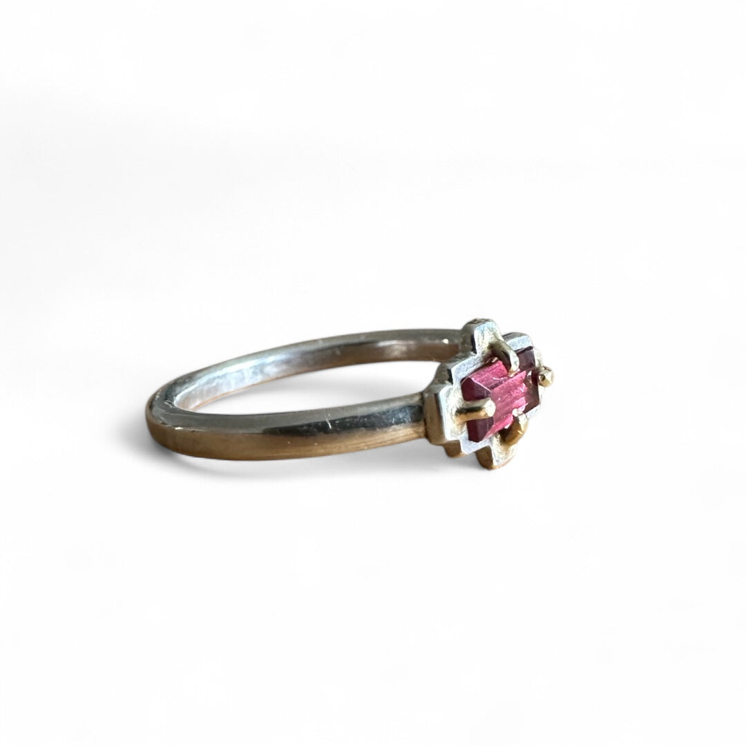 Ring mit rotem Turmalin