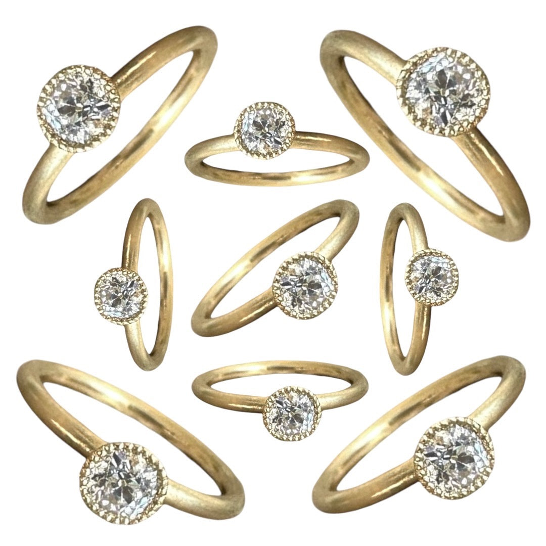 Ring recyceltes Gold nachhaltiger Schmuck Berlin Goldschmied